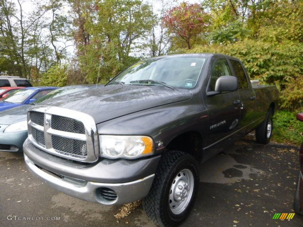 2003 Ram 2500 ST Quad Cab 4x4 - Graphite Metallic / Dark Slate Gray photo #1
