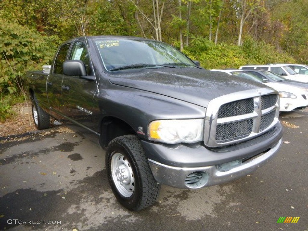 2003 Ram 2500 ST Quad Cab 4x4 - Graphite Metallic / Dark Slate Gray photo #2