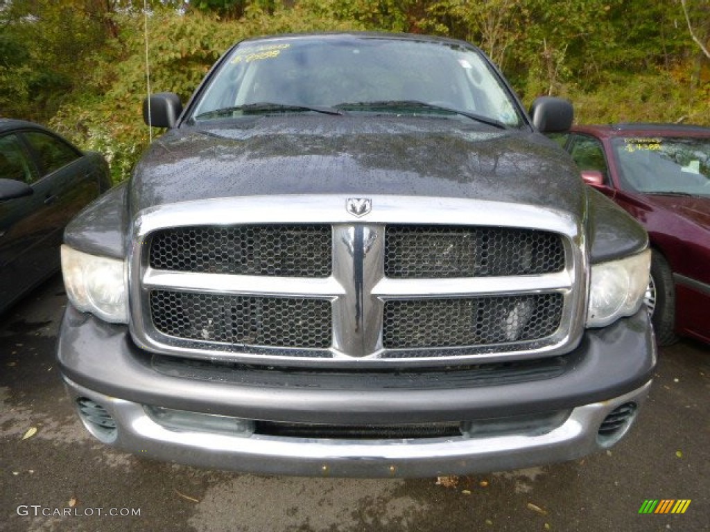 2003 Ram 2500 ST Quad Cab 4x4 - Graphite Metallic / Dark Slate Gray photo #3