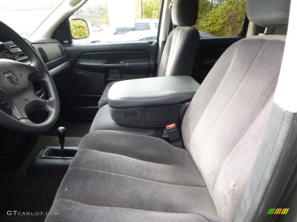 2003 Ram 2500 ST Quad Cab 4x4 - Graphite Metallic / Dark Slate Gray photo #7