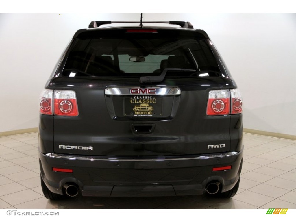 2012 Acadia Denali AWD - Carbon Black Metallic / Cashmere photo #6