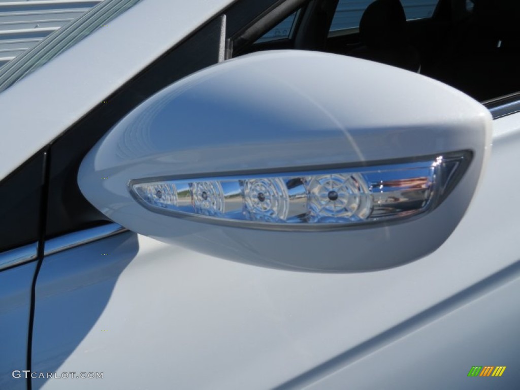 2014 Sonata Limited 2.0T - Pearl White / Gray photo #11