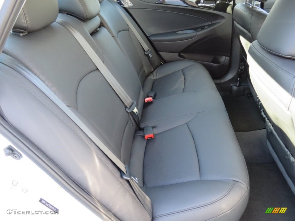 2014 Sonata Limited 2.0T - Pearl White / Gray photo #23