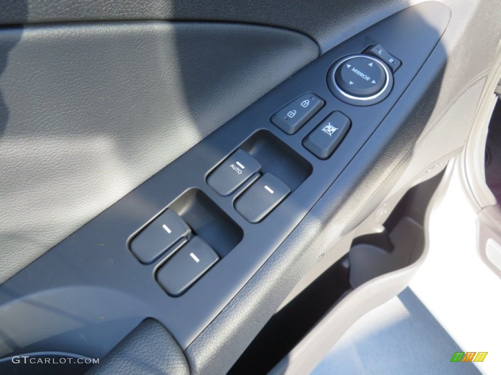 2014 Sonata Limited 2.0T - Pearl White / Gray photo #26