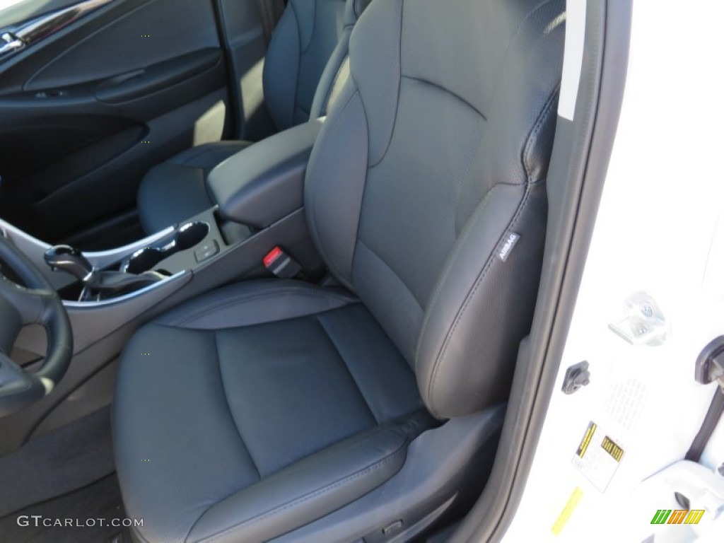 2014 Sonata Limited 2.0T - Pearl White / Gray photo #27