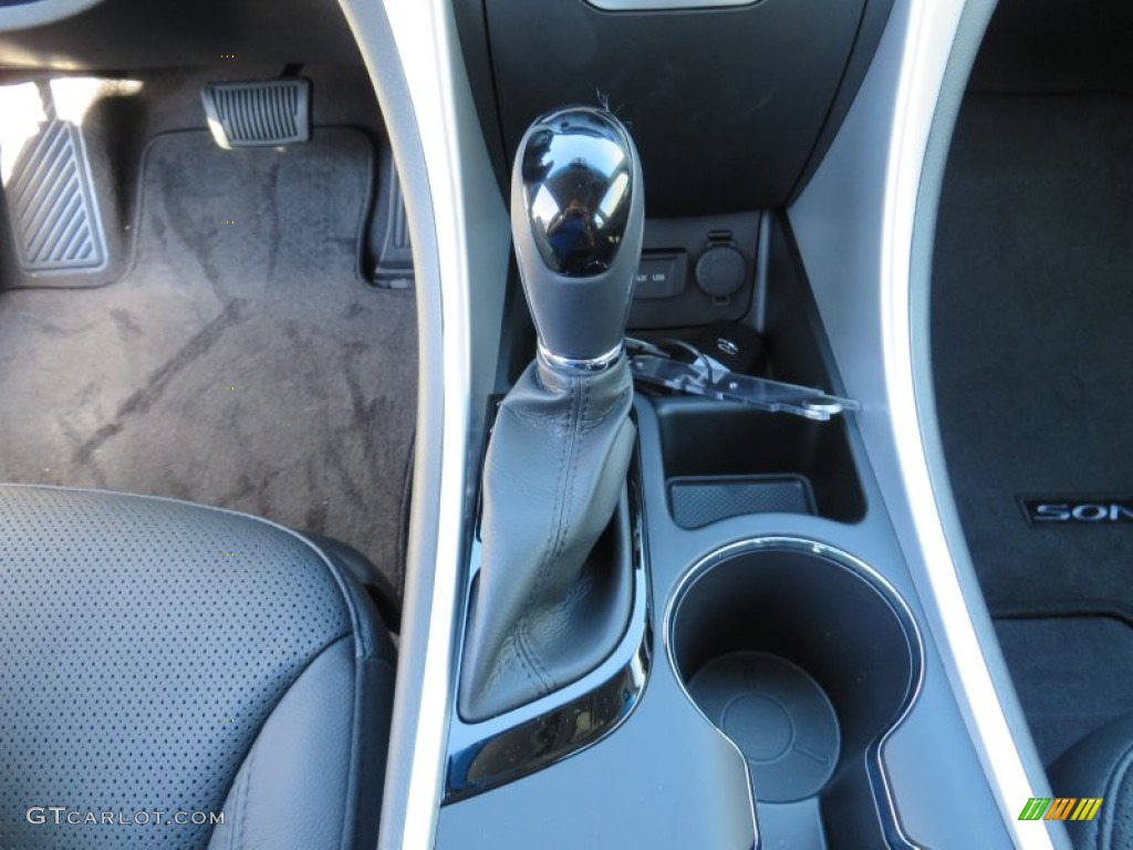 2014 Sonata Limited 2.0T - Pearl White / Gray photo #35