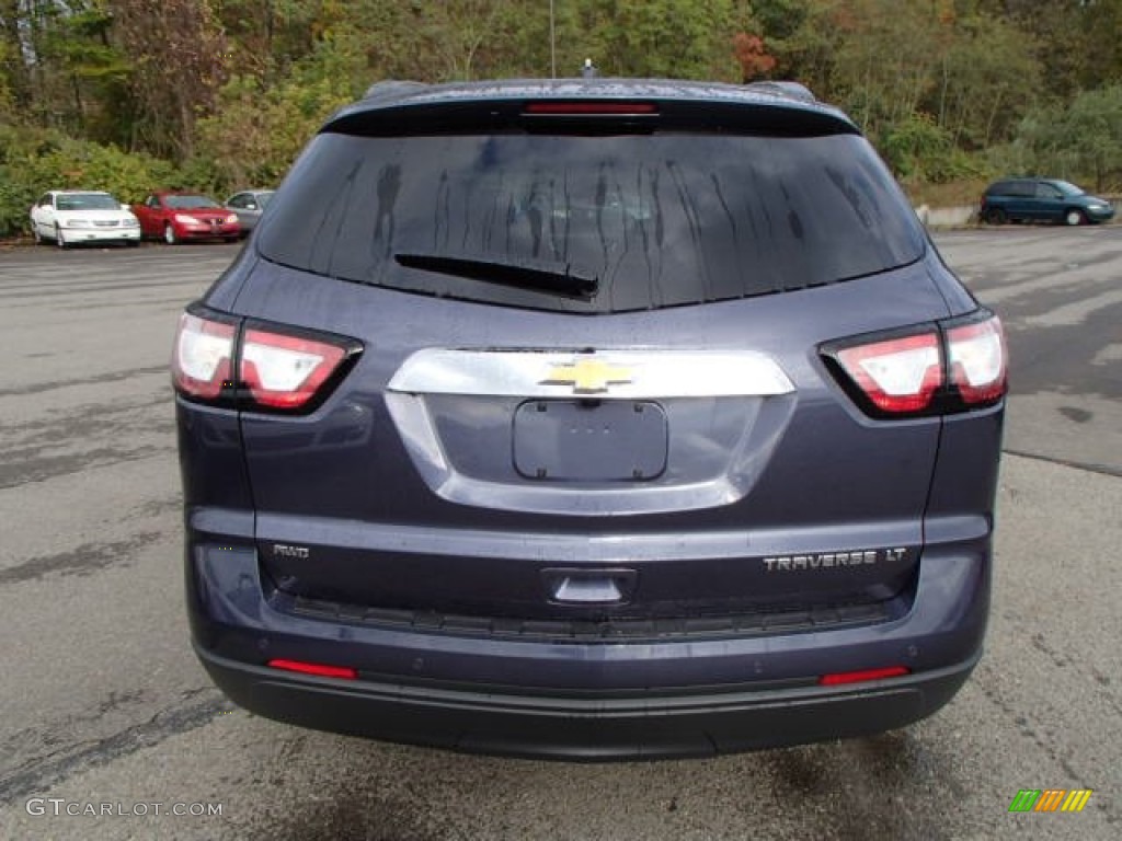 2014 Traverse LT AWD - Atlantis Blue Metallic / Ebony photo #6