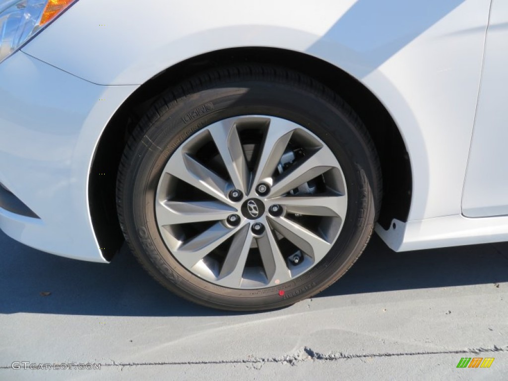 2014 Sonata Limited - Pearl White / Black photo #12
