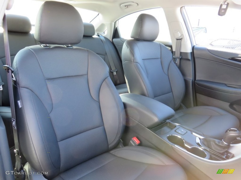 2014 Sonata Limited - Pearl White / Black photo #19