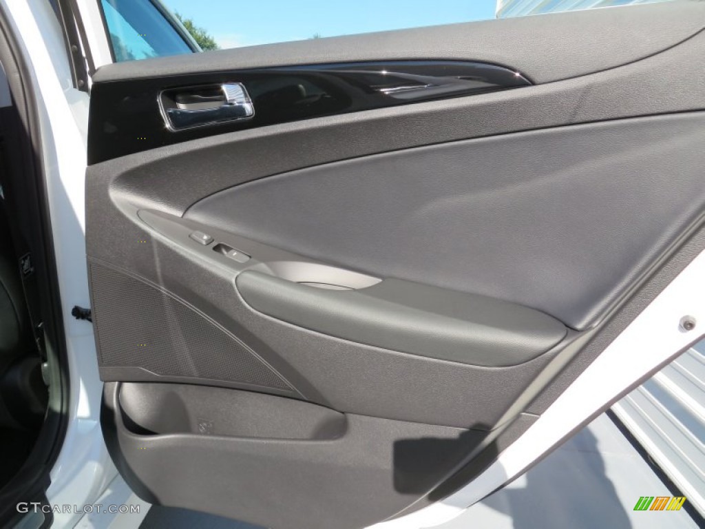 2014 Sonata Limited - Pearl White / Black photo #20