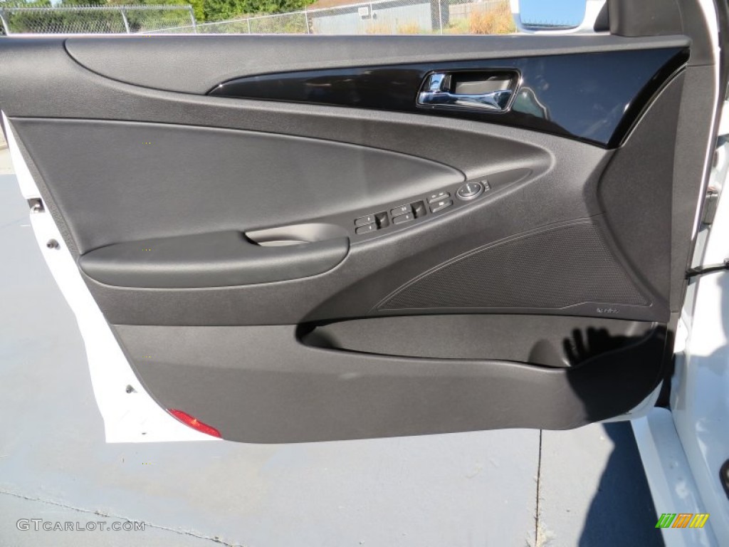 2014 Sonata Limited - Pearl White / Black photo #23