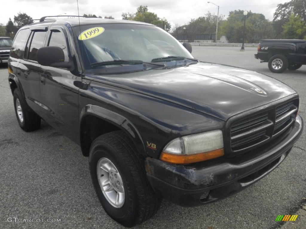 1999 Durango SLT 4x4 - Black / Agate photo #1