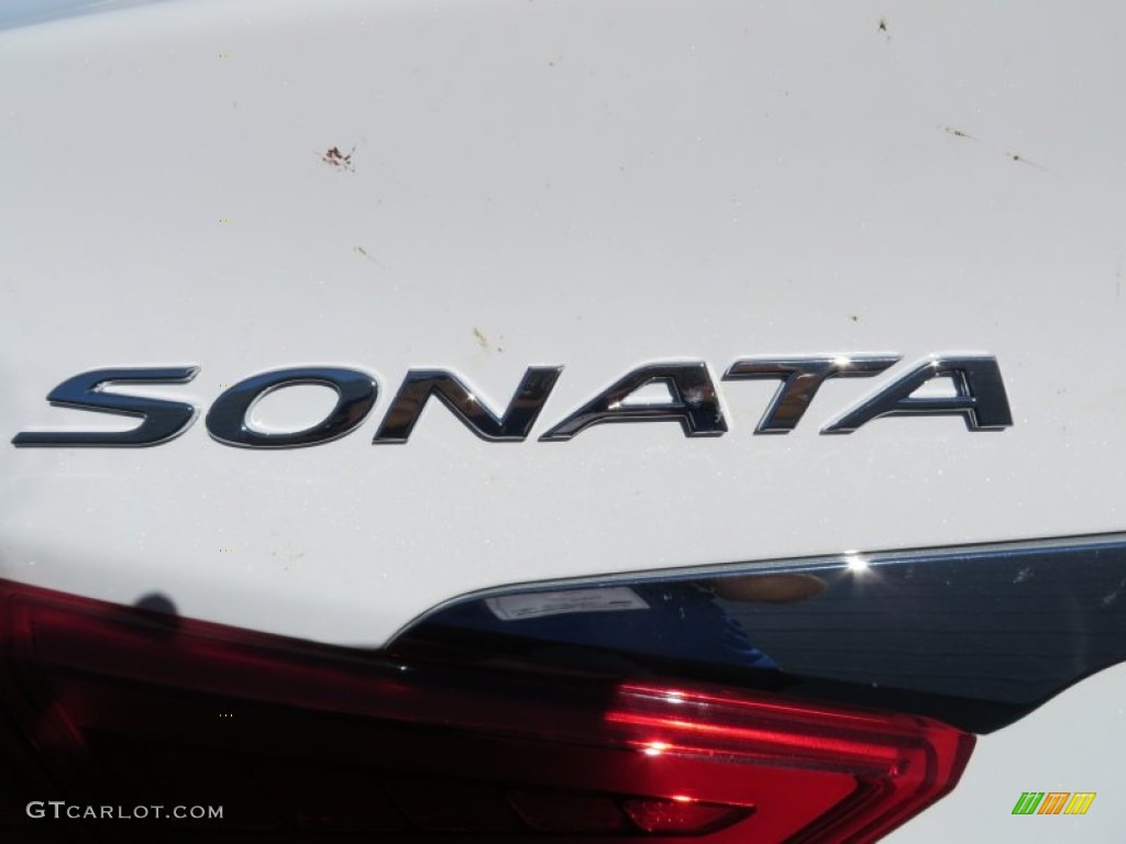 2014 Sonata Limited 2.0T - Pearl White / Black photo #14