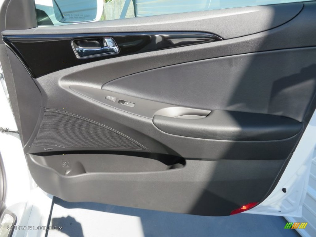 2014 Sonata Limited 2.0T - Pearl White / Black photo #17