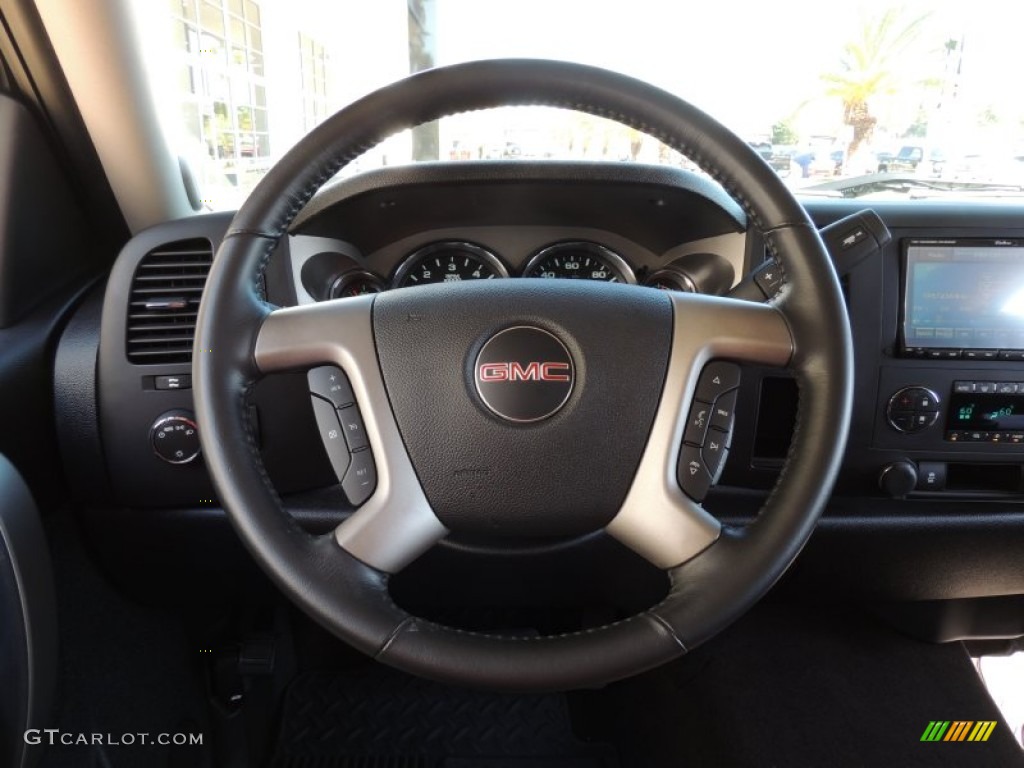 2012 Sierra 1500 SLE Crew Cab - Onyx Black / Ebony photo #14