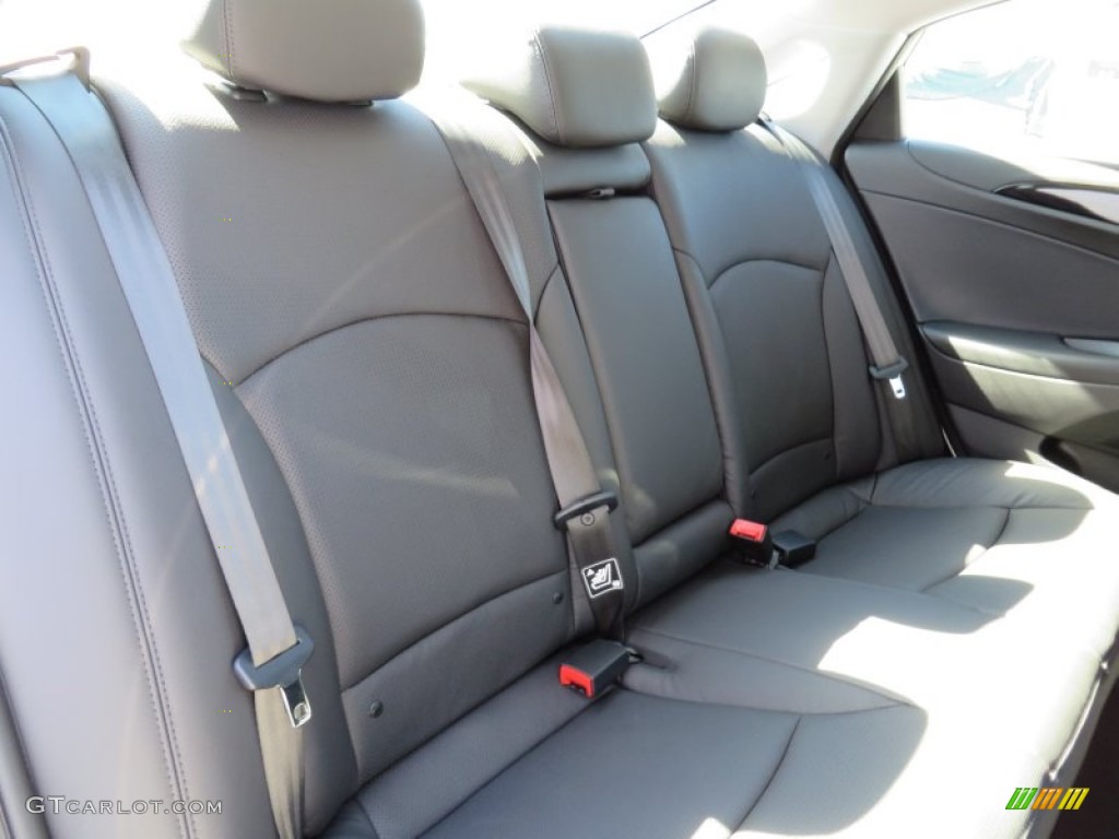2014 Sonata Limited 2.0T - Pearl White / Black photo #21
