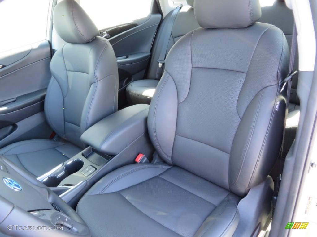 2014 Sonata Limited 2.0T - Pearl White / Black photo #26