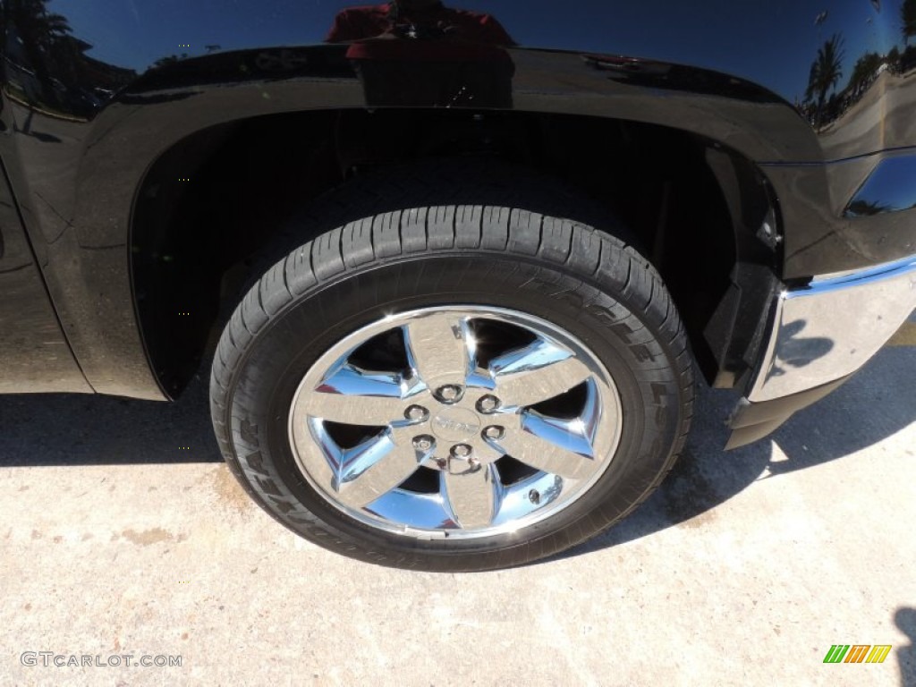 2012 Sierra 1500 SLE Crew Cab - Onyx Black / Ebony photo #24