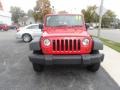 2008 Flame Red Jeep Wrangler X 4x4 Right Hand Drive  photo #4