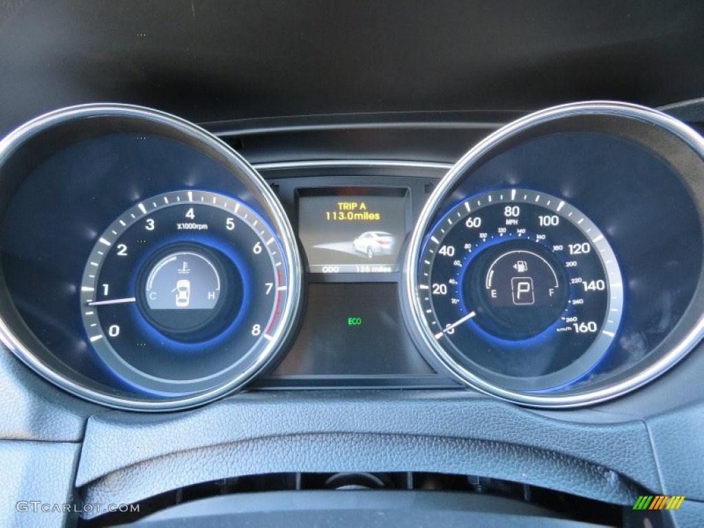 2014 Hyundai Sonata Limited Gauges Photo #87209826