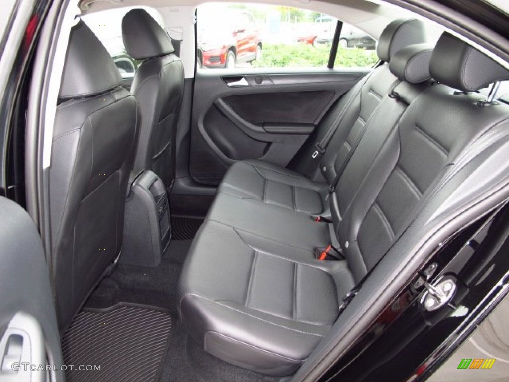 Titan Black Interior 2014 Volkswagen Jetta SE Sedan Photo #87210249