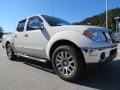 2013 Glacier White Nissan Frontier SL Crew Cab  photo #7