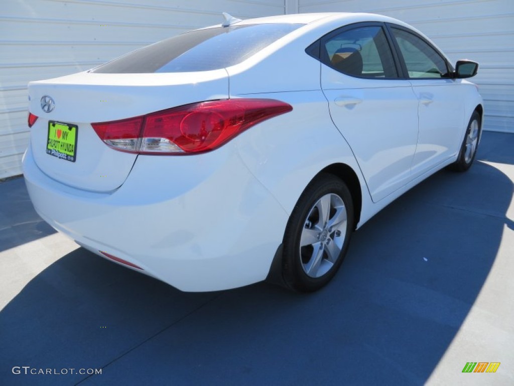 2013 Elantra Limited - Shimmering White / Gray photo #4