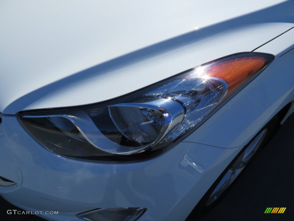 2013 Elantra Limited - Shimmering White / Gray photo #9
