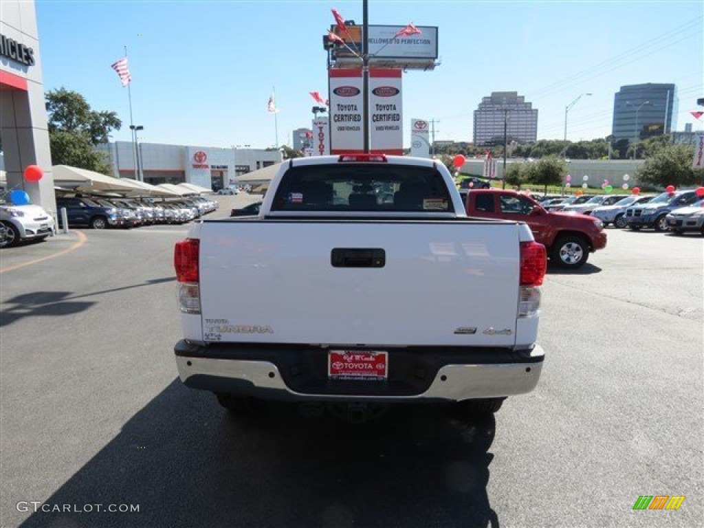 2013 Tundra Limited CrewMax 4x4 - Super White / Red Rock photo #6