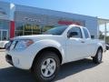 Glacier White 2013 Nissan Frontier SV King Cab