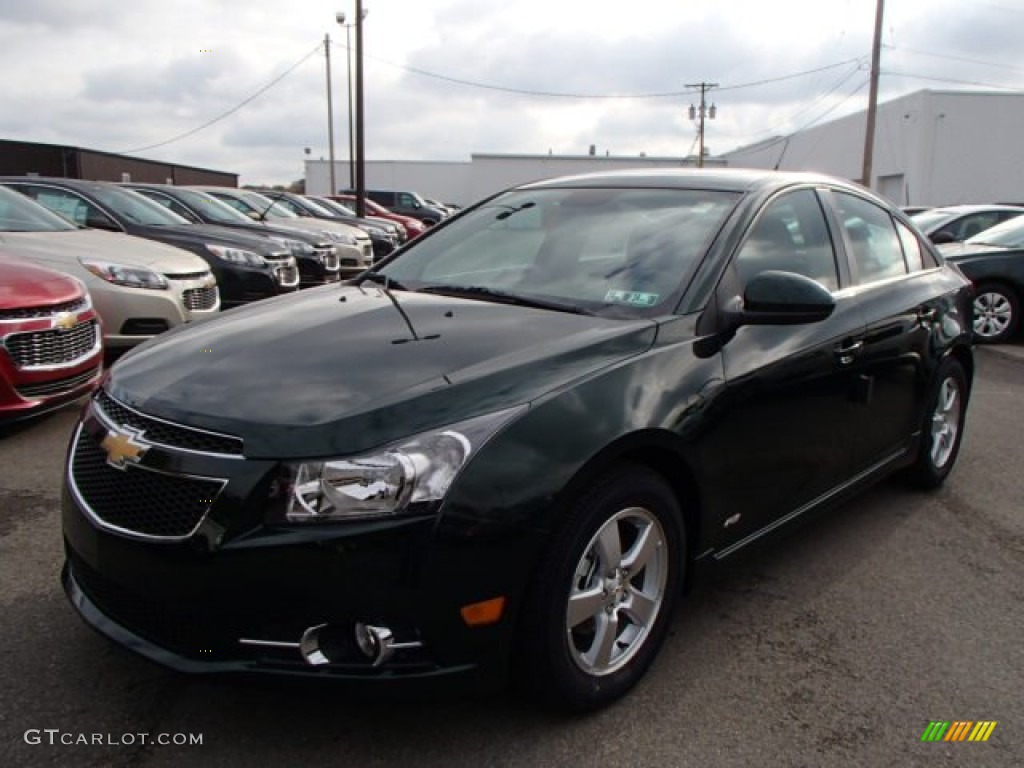 2014 Cruze LT - Rainforest Green Metallic / Jet Black photo #1
