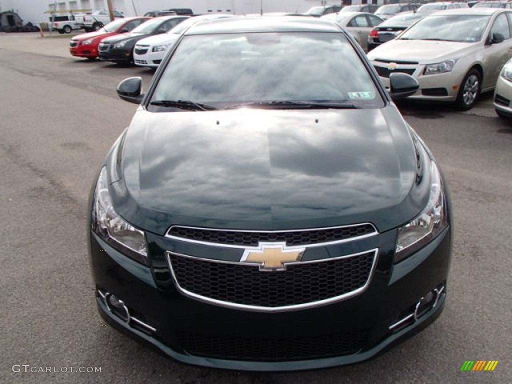 2014 Cruze LT - Rainforest Green Metallic / Jet Black photo #2