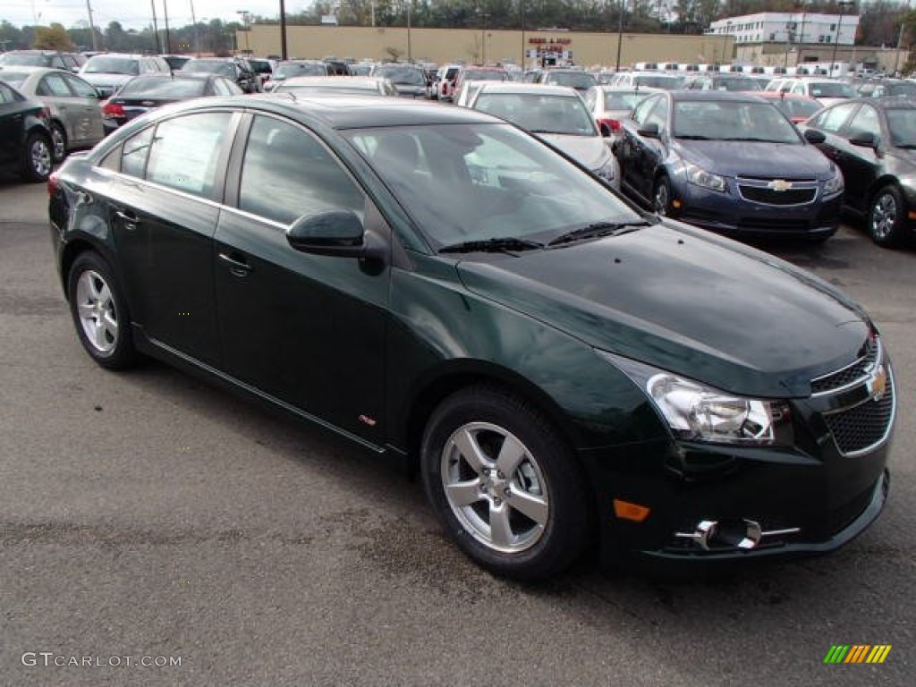 2014 Cruze LT - Rainforest Green Metallic / Jet Black photo #3
