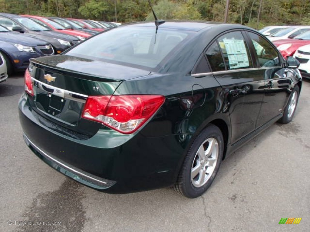 2014 Cruze LT - Rainforest Green Metallic / Jet Black photo #5