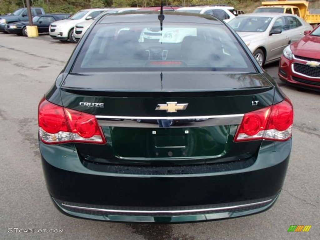 2014 Cruze LT - Rainforest Green Metallic / Jet Black photo #6