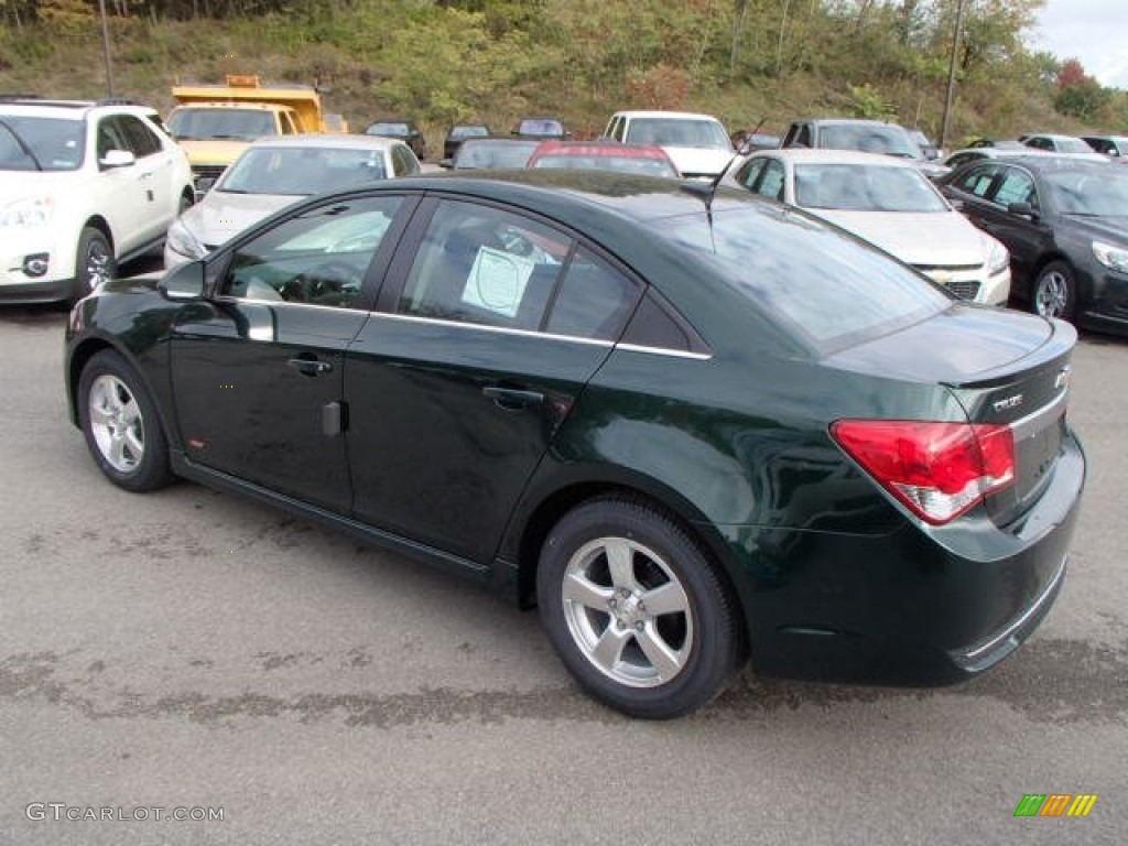 2014 Cruze LT - Rainforest Green Metallic / Jet Black photo #7