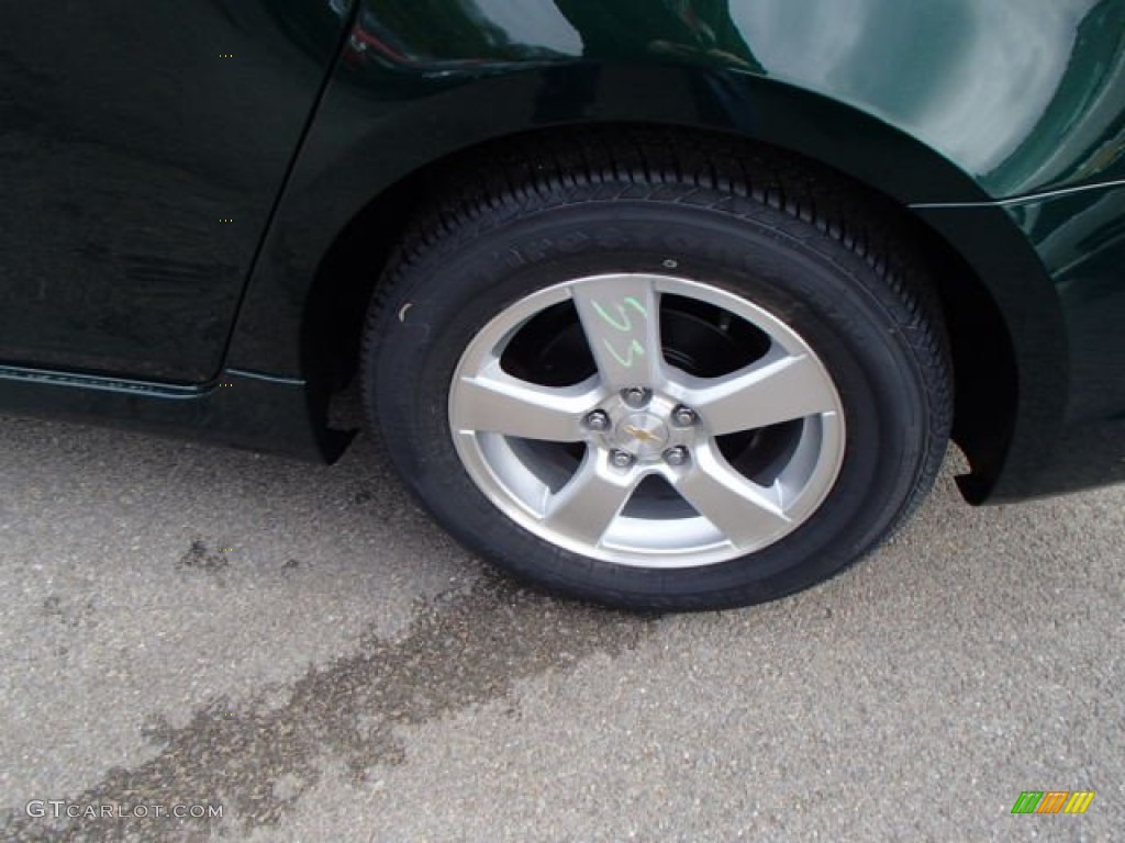 2014 Cruze LT - Rainforest Green Metallic / Jet Black photo #9