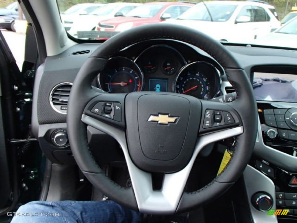 2014 Cruze LT - Rainforest Green Metallic / Jet Black photo #19