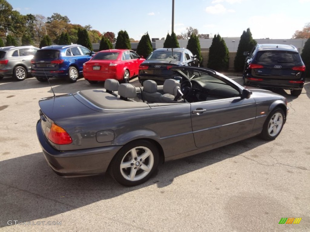 2003 3 Series 325i Convertible - Jet Black / Grey photo #3