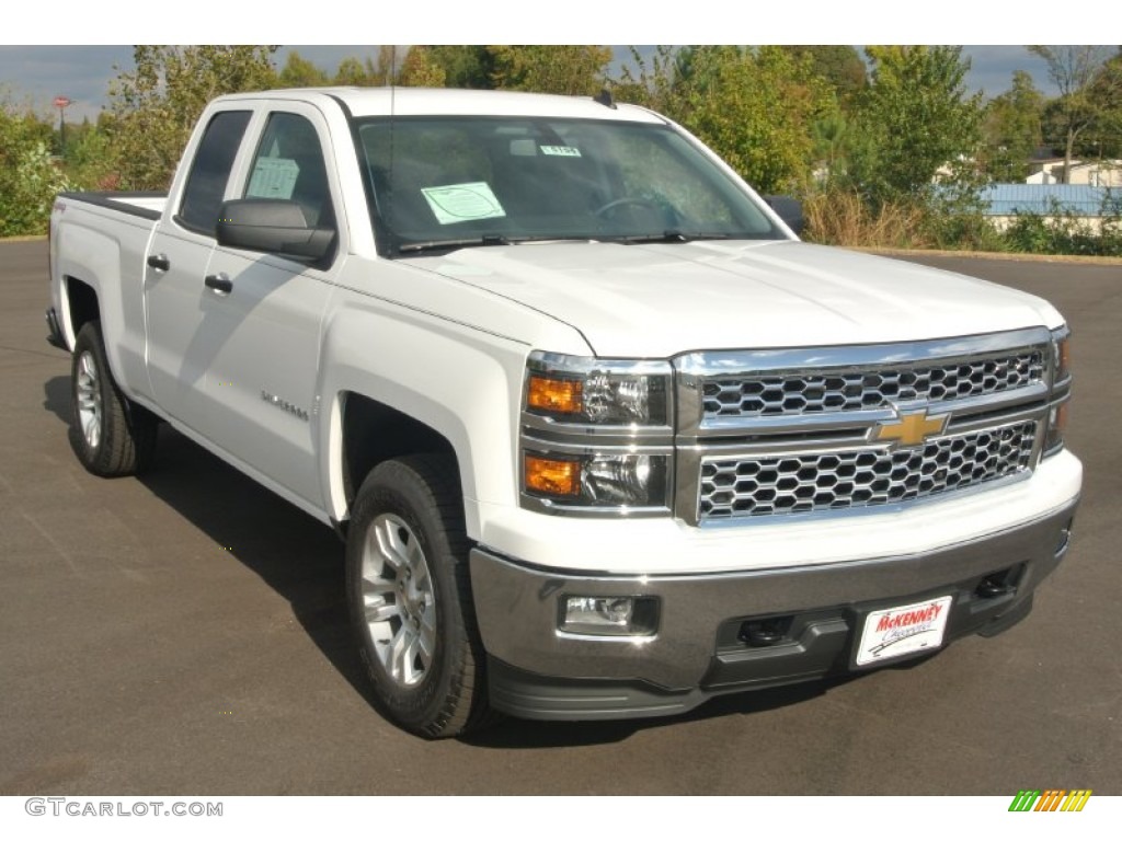 2014 Silverado 1500 LT Double Cab 4x4 - Summit White / Jet Black photo #1