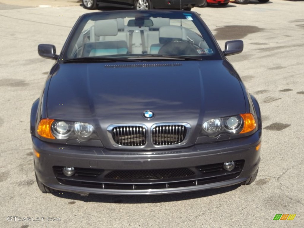 2003 3 Series 325i Convertible - Jet Black / Grey photo #11