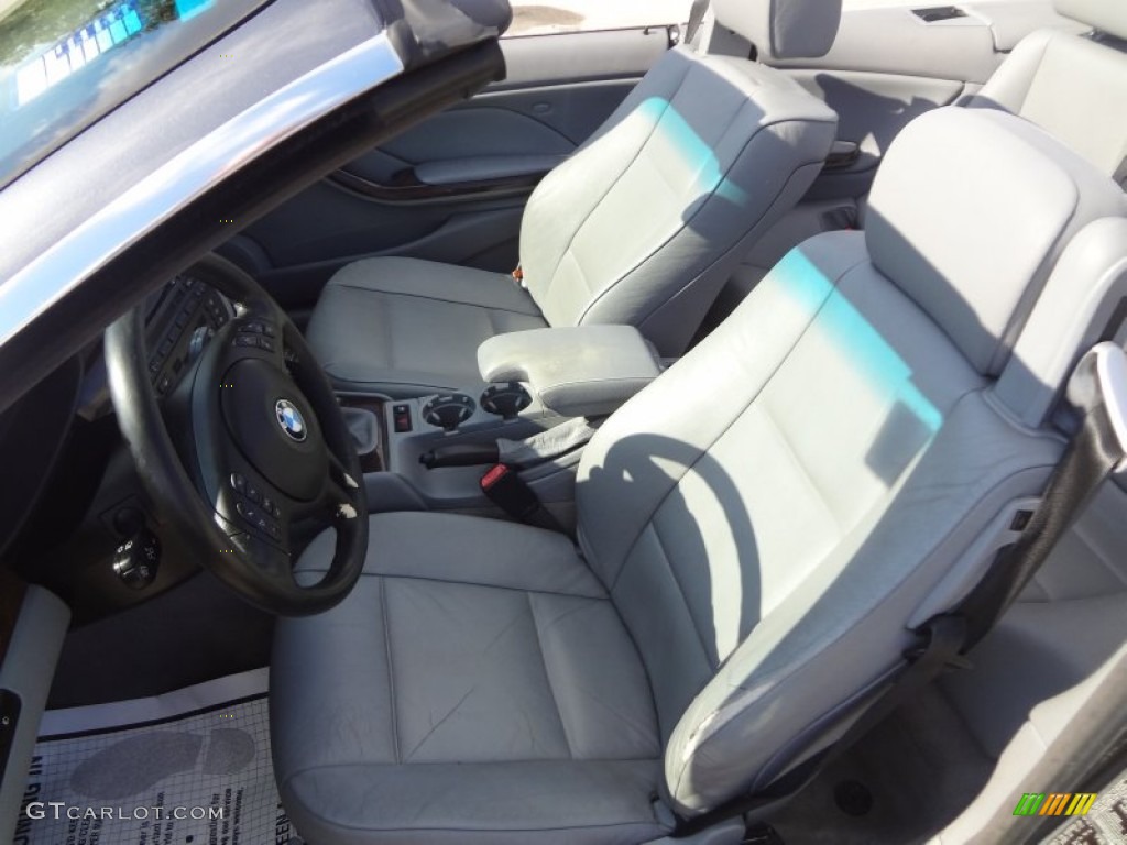 2003 3 Series 325i Convertible - Jet Black / Grey photo #13