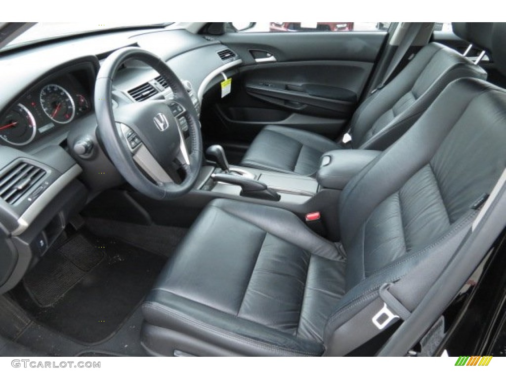 Black Interior 2011 Honda Accord SE Sedan Photo #87215676