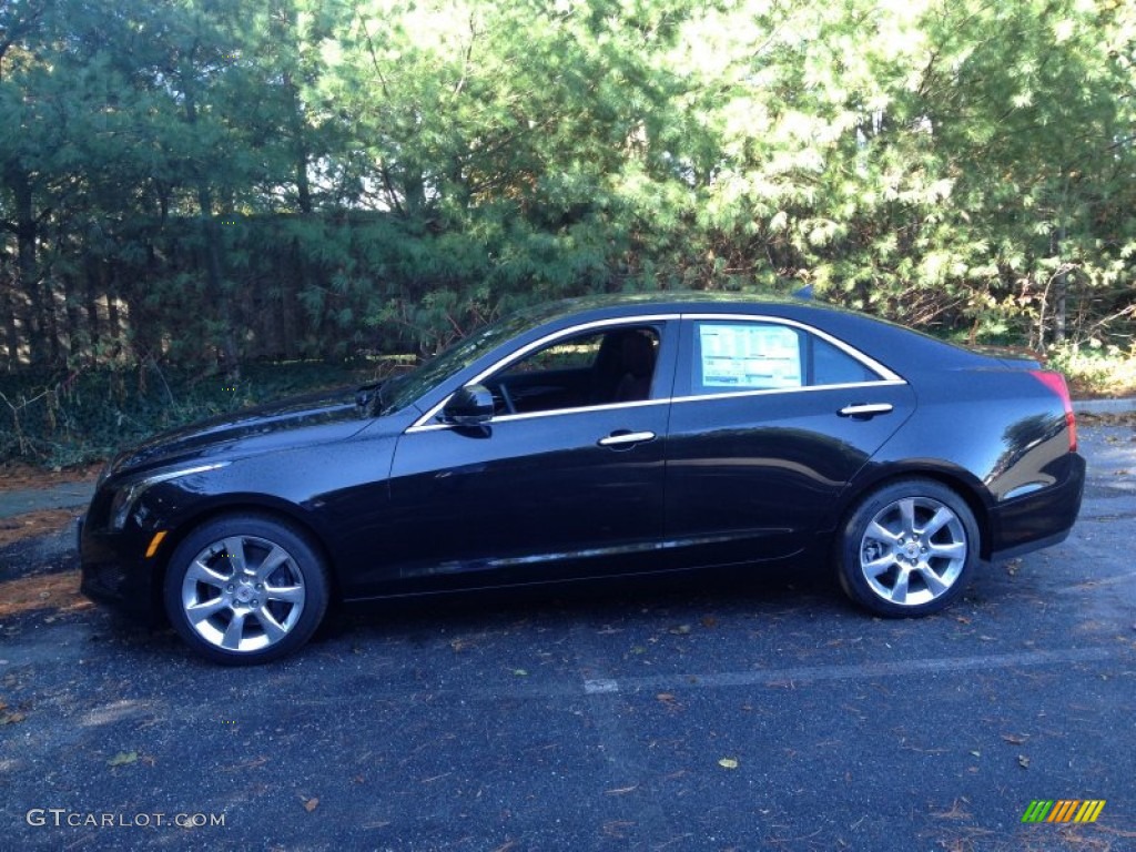 Black Diamond Tricoat 2014 Cadillac ATS 2.5L Exterior Photo #87216282