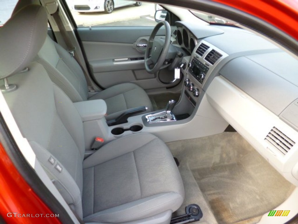 2008 Avenger SXT - Sunburst Orange Pearl / Dark Slate Gray/Light Slate Gray photo #10
