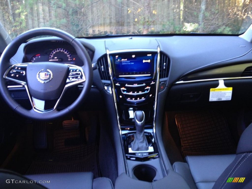 2014 Cadillac ATS 2.5L Jet Black/Jet Black Dashboard Photo #87216855