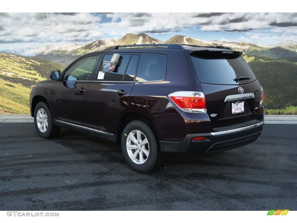 2013 Highlander SE 4WD - Sizzling Crimson Mica / Ash photo #3