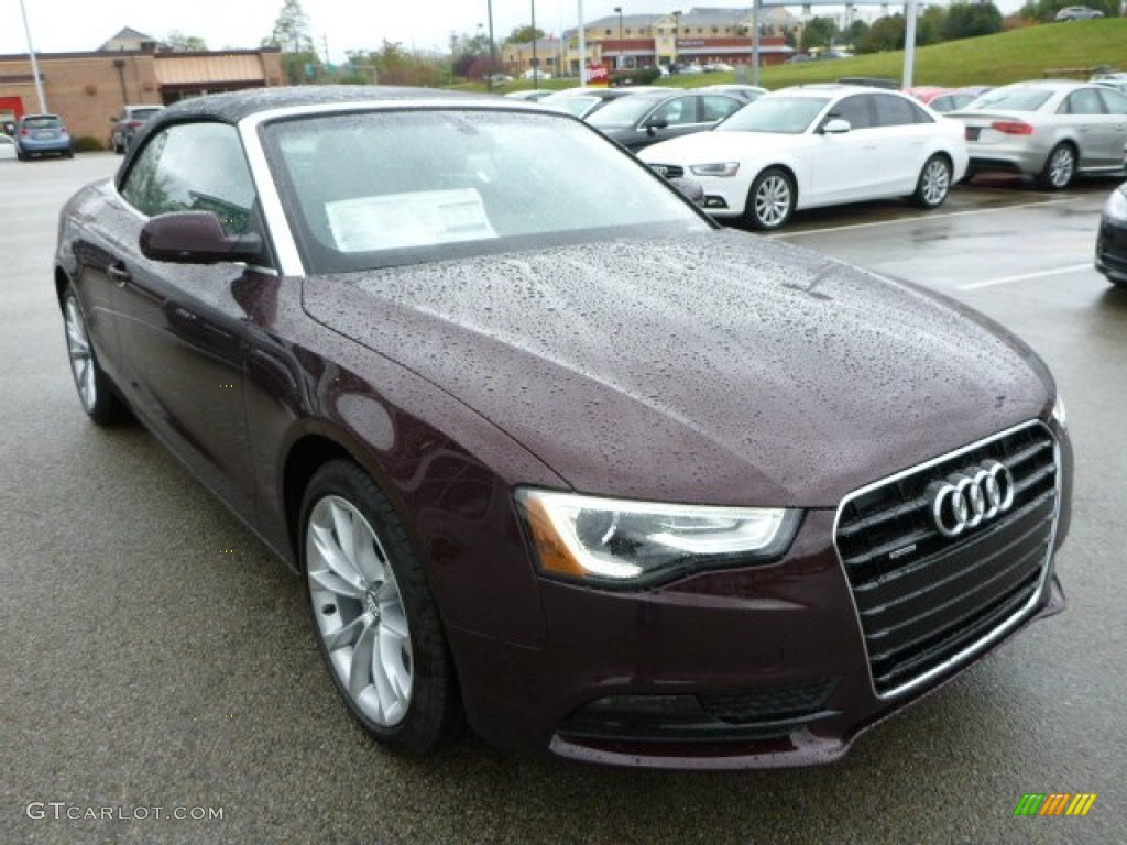 Shiraz Red Metallic 2014 Audi A5 2.0T quattro Cabriolet Exterior Photo #87217740