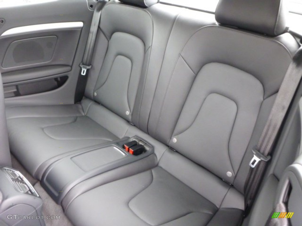 2014 Audi A5 2.0T quattro Cabriolet Rear Seat Photos