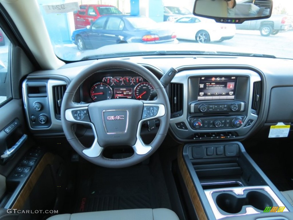 2014 Sierra 1500 SLT Crew Cab 4x4 - Onyx Black / Cocoa/Dune photo #11